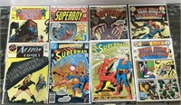 Vtg. Superman & Superboy comics (8)