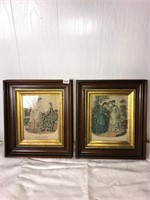 pr of Victorian Shadow box pictures