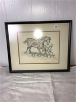 Gene Gray 1967 Horse Print