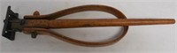 Early primative farm wooden tool