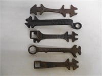 lot of 5 wrenches