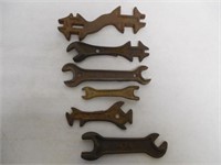 lot of 6 wrenches, Rock Island, RS Co. & others