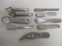 lot of 9 fish scalers, Shellee, S-B MFg & others