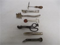 lot of 7 can & bottle openers & others