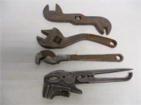 lot of 4 wrenches Never-Stall, Fordson & others