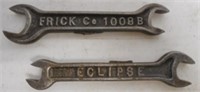 lot of 2 Frick & Eclipse wrenches