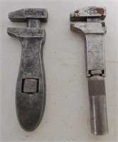 lot of 2 adjustable wrenches