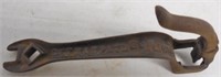 Primative tool possible wrench marked Getman