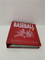 large binder of baseball cards