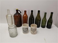 Box of glass cups/bottles