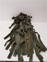 Bag of military belts/straps