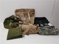 4 military bags