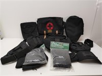 misc lot of bags, pouches, etc.