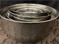 Stainless Steel Nesting Bowls 4”-10”