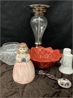 Bowl, S&P, Spoon, Bell & Candle Holders