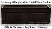 Cabinet - Solid Wood GM W3612. 36"w x 12"h x 12"d