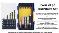 Irwin 20 pc 
Drill/Drive Set