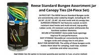 Bungee Asst Jar/ 
Canopy Ties (24-Piece Set)