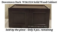Cabinets - Solid Wood Downtown Dark W361524