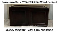 Cabinets - Solid Wood Downtown Dark W361824