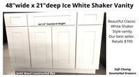 Vanity - Ice White Shaker S4821