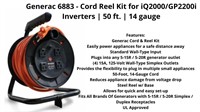 Generac 6883 - Cord Reel Kit for iQ2000/GP2200i In