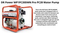 DR Power WP1PC20DMN Pro PC20 Water Pump