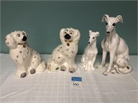 2 Beswick Dog & 2 other ceramic dogs