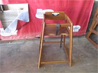 Bid x 3: Wooden High Chair