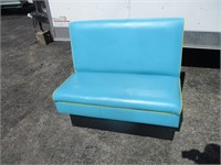 Blue Single Booth Bench (42")