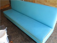 Blue Single Booth Bench (85")