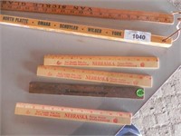 Wood Yardsticks and Rullers