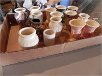 Miniature Pottery Vases & 2 sm. Planters