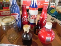 Vintage Pepsi & Coke Alum. Bottles & More
