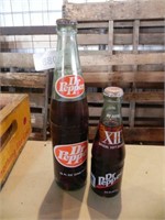 Vintage Dr. Pepper Bottles, 1 is 1999 Big XII