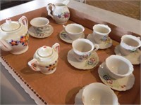 Vintage Miniature Porcelain Tea Set & Other pcs.