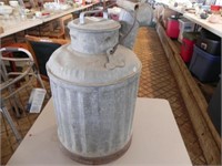 Vintage Gas Can, approx. 18" tall & 11.5" in dia.