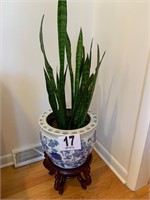 Oriental Pot w/Plant (LR)
