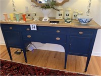 Large Painted Buffet (6ft x 25"D x 39"T)