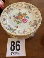 (11) Rose China Side Plates (Kitchen)