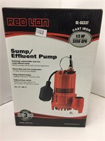 Red Lion 1/3 HP Sump/Effluent Pump