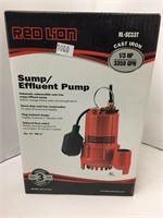 Red Lion 1/3 HP Sump/Effluent Pump