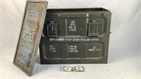 Military 50 caliber ammo box