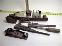 Vintage tools incl. small Stanley hand