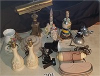 Grouping of vintage Lamps