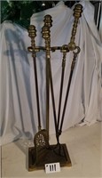 Solid Brass Fireplace tools