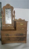 Antique Salesman Sample Wooden Dresser