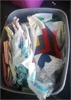 Tote full of  Quilt Topper Squarea