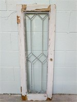 Vintage Leaded Glass Window