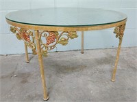 Victorian Glass-Top Table